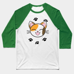 smiling cat Baseball T-Shirt